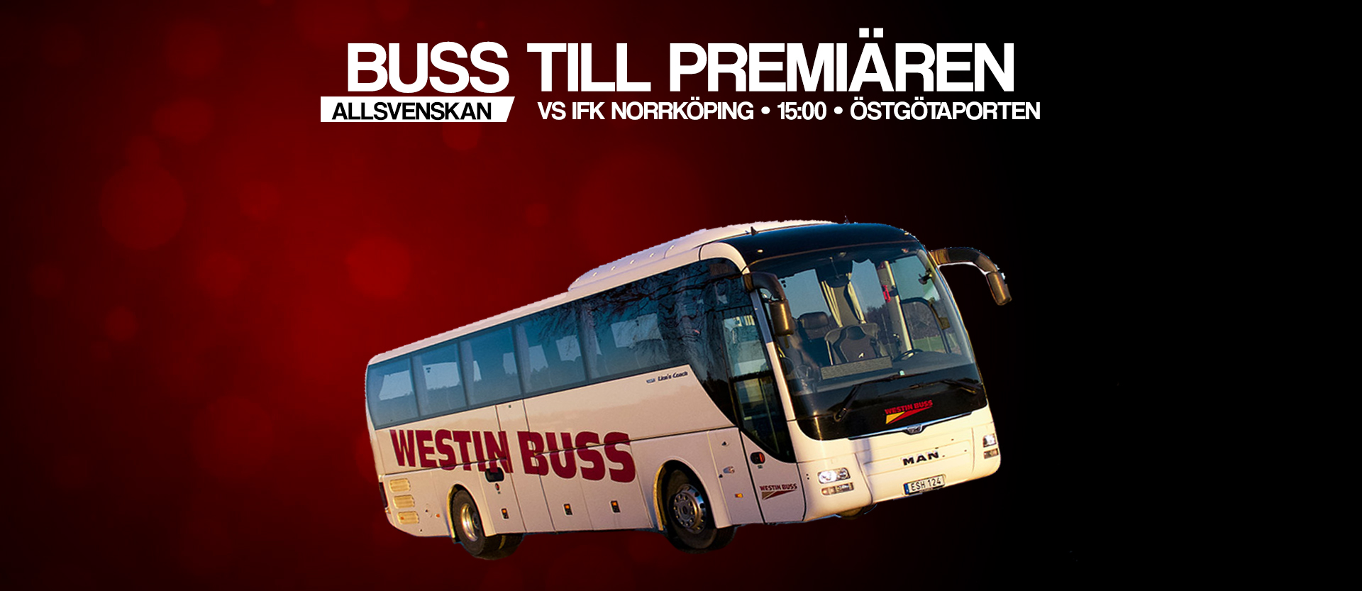 Åk med Westin Buss till den allsvenska premiären