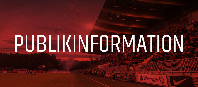 Publikinformation BP – IFK Norrköping 31 oktober 19.00