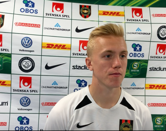 BPTV: Isac Lidberg om sitt första mål i BP och matchen mot Jönköping Södra