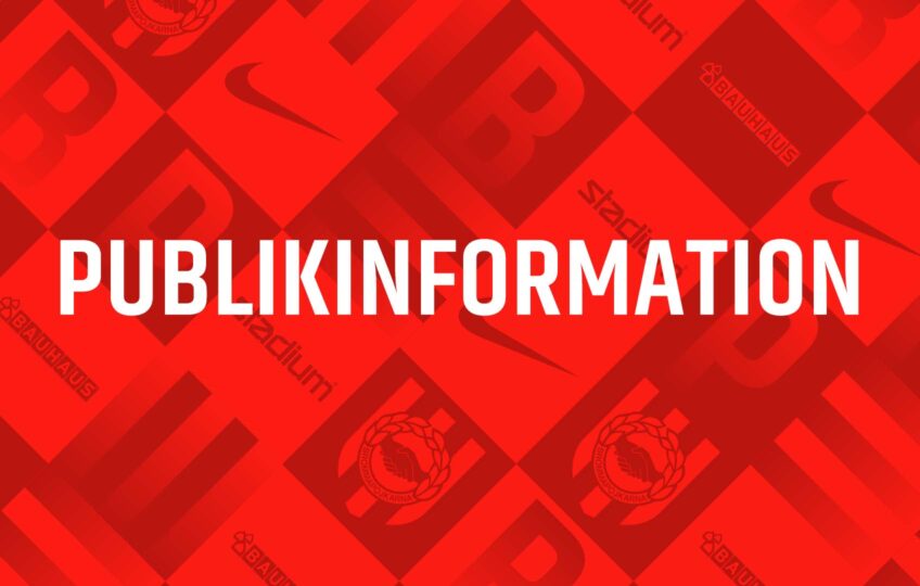 Publikinformation: BP – Malmö FF 8 april 15:00